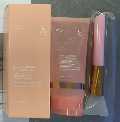 Collagen Wrapping Night Mask – Overnight Glass Skin & Lifting Treatment | Premium Collagen Wrapping Sleeping Mask | Anti-Aging, Firming & Deep Hydration